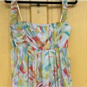 Vintage Maeve Colorful Geometric Pattern Dress
